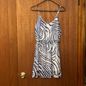 Blue and white Aqua sundress.